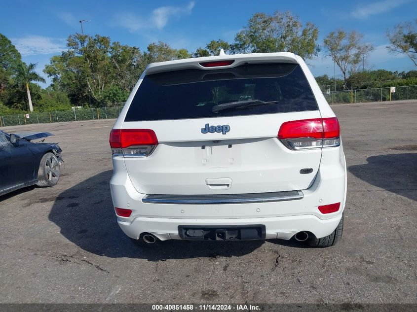 2018 Jeep Grand Cherokee Overland 4X2 VIN: 1C4RJECGXJC197401 Lot: 40851458