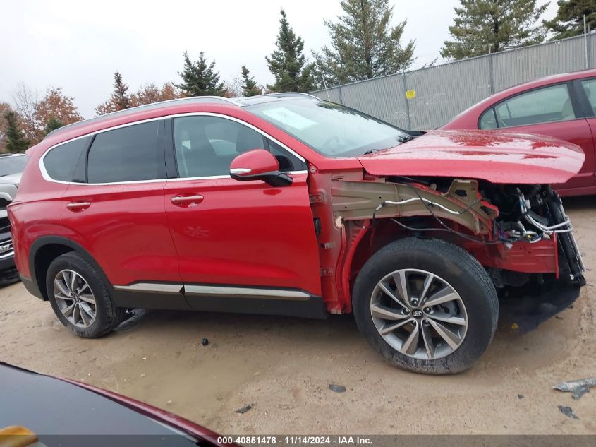 2020 Hyundai Santa Fe Limited VIN: 5NMS5CAD9LH301836 Lot: 40851478