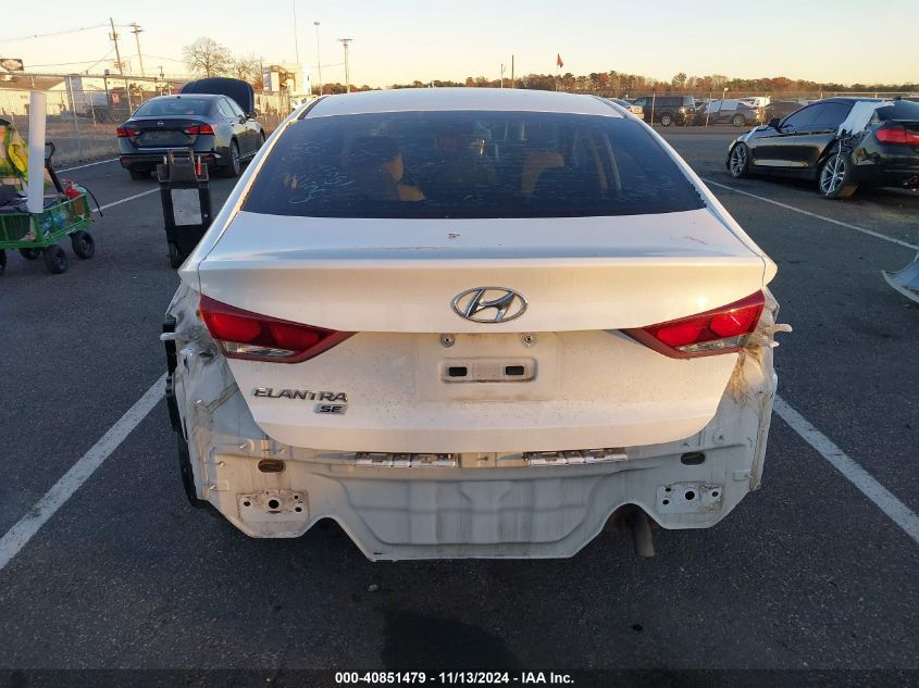 2018 Hyundai Elantra Se VIN: 5NPD74LF6JH277695 Lot: 40851479