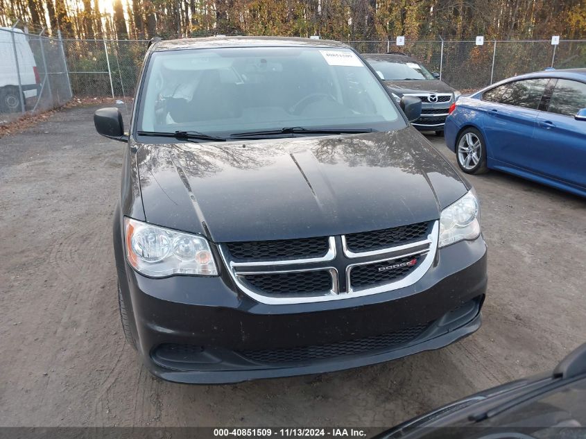 2016 Dodge Grand Caravan Se VIN: 2C4RDGBG3GR139313 Lot: 40851509