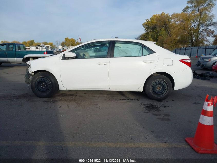 2014 Toyota Corolla Le VIN: 2T1BURHE6EC070889 Lot: 40851522