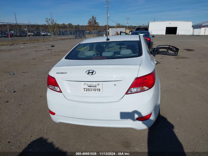 2017 Hyundai Accent Se VIN: KMHCT4AEXHU338771 Lot: 40851535