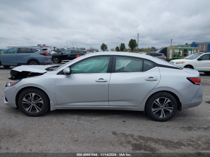 2022 Nissan Sentra Sv Xtronic Cvt VIN: 3N1AB8CV2NY295008 Lot: 40851544