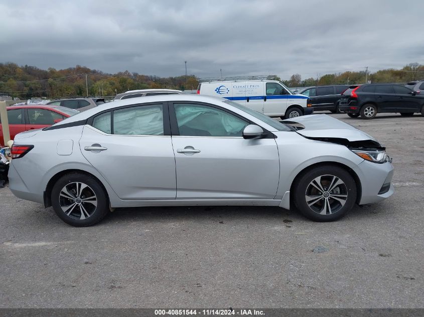 2022 Nissan Sentra Sv Xtronic Cvt VIN: 3N1AB8CV2NY295008 Lot: 40851544