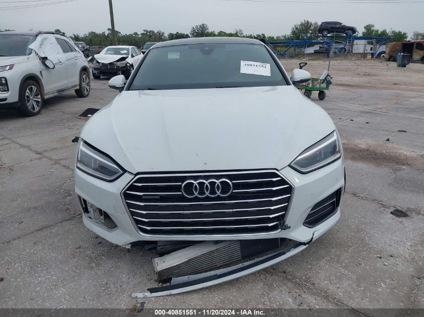 2018 Audi A5 2.0T Premium VIN: WAUBNCF59JA050225 Lot: 40851551