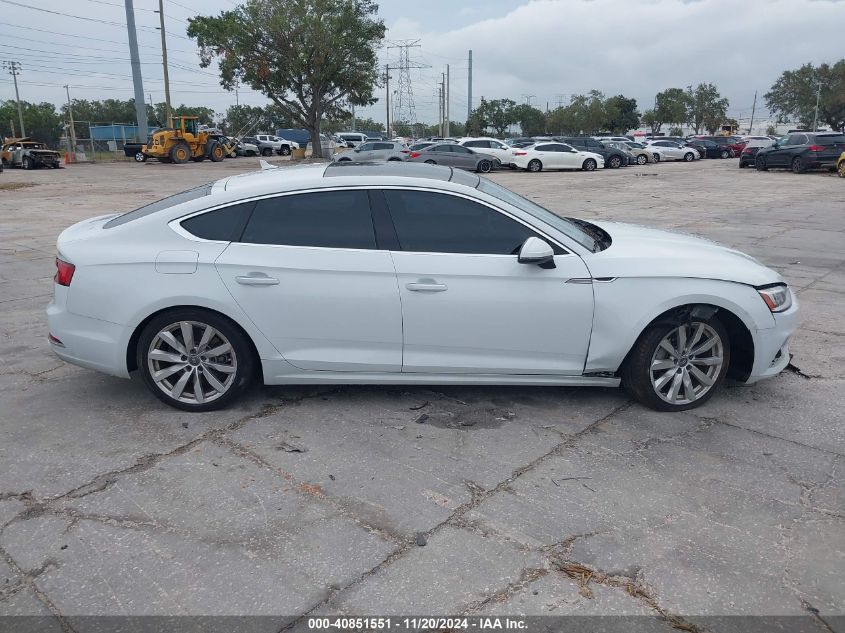 2018 Audi A5 2.0T Premium VIN: WAUBNCF59JA050225 Lot: 40851551