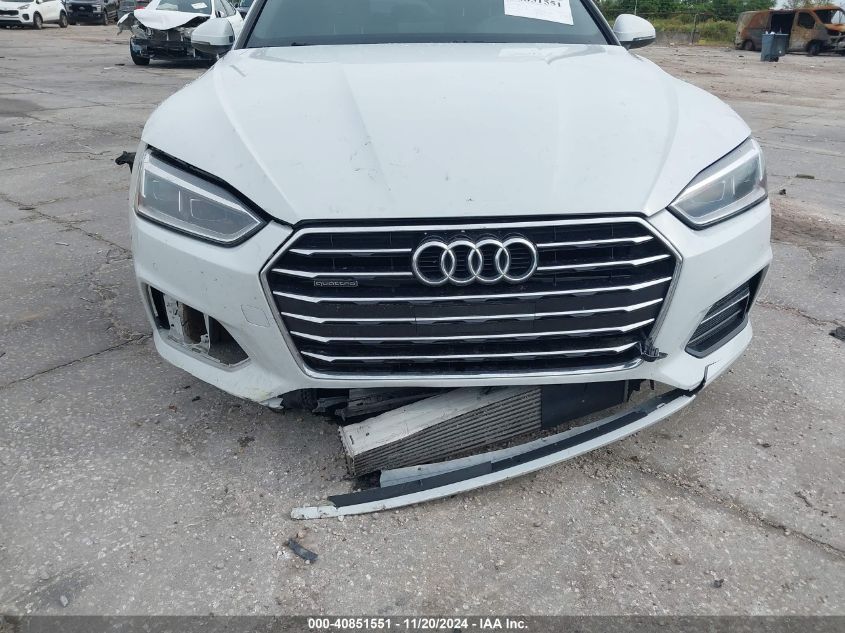 2018 Audi A5 2.0T Premium VIN: WAUBNCF59JA050225 Lot: 40851551