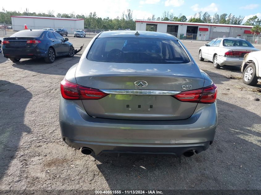 2018 Infiniti Q50 2.0T Luxe VIN: JN1CV7AP0JM240617 Lot: 40851555