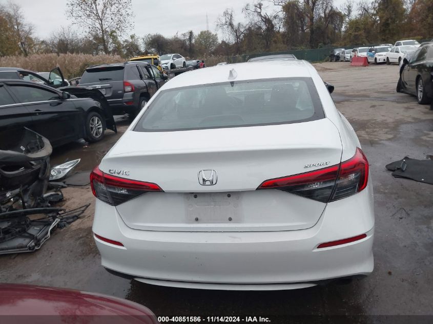 2022 Honda Civic Sport VIN: 2HGFE2F52NH501406 Lot: 40851586