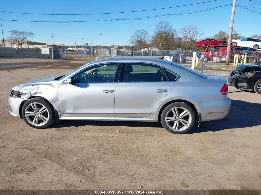 2015 Volkswagen Passat 2.0L Tdi Se VIN: 1VWBV7A32FC085780 Lot: 40851595