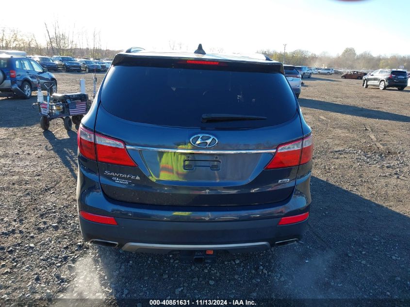 2016 Hyundai Santa Fe Se VIN: KM8SMDHF0GU133191 Lot: 40851631