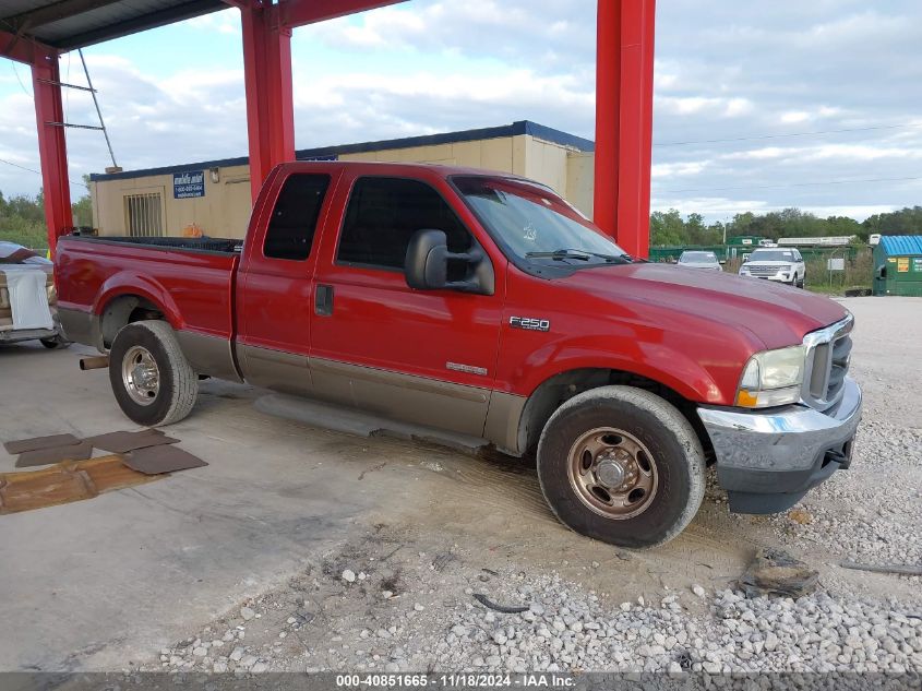 2003 Ford F-250 Lariat/Xl/Xlt VIN: 1FTNX20P73EB84127 Lot: 40851665