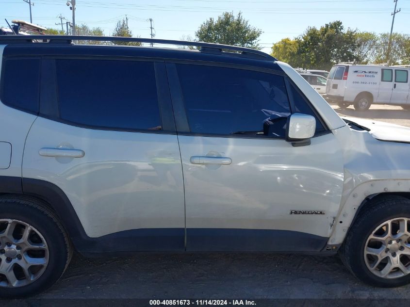 2015 Jeep Renegade Latitude VIN: ZACCJABT1FPB52153 Lot: 40851673