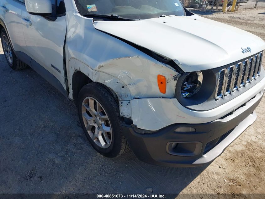 2015 Jeep Renegade Latitude VIN: ZACCJABT1FPB52153 Lot: 40851673