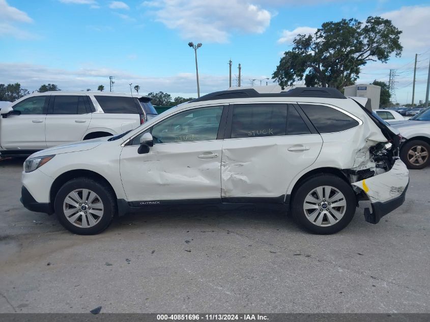 2018 Subaru Outback 2.5I Premium VIN: 4S4BSAFCXJ3368465 Lot: 40851696