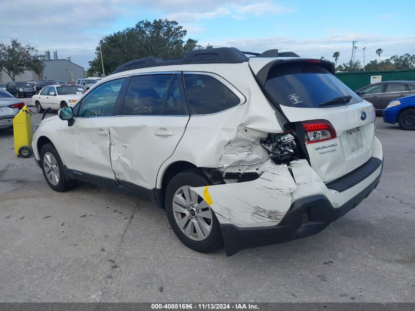 2018 Subaru Outback 2.5I Premium VIN: 4S4BSAFCXJ3368465 Lot: 40851696