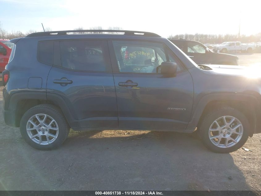 2022 Jeep Renegade Latitude 4X4 VIN: ZACNJDB19NPN60243 Lot: 40851738