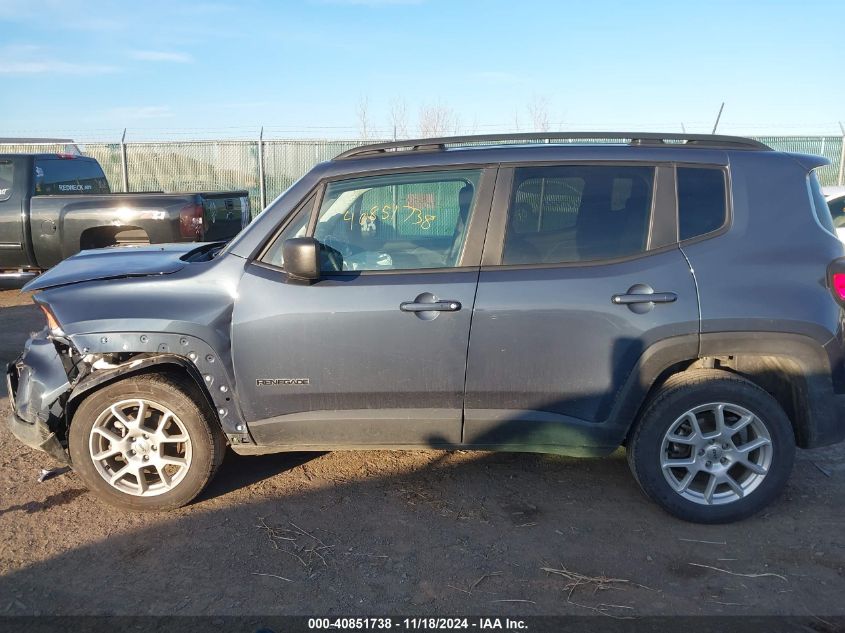 2022 Jeep Renegade Latitude 4X4 VIN: ZACNJDB19NPN60243 Lot: 40851738