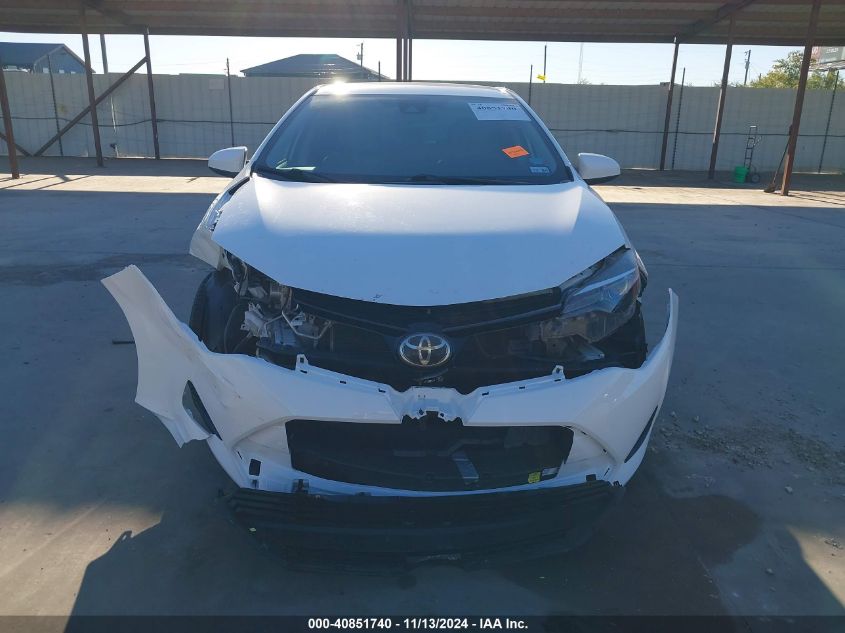 2017 Toyota Corolla Le VIN: 5YFBURHE1HP729871 Lot: 40851740