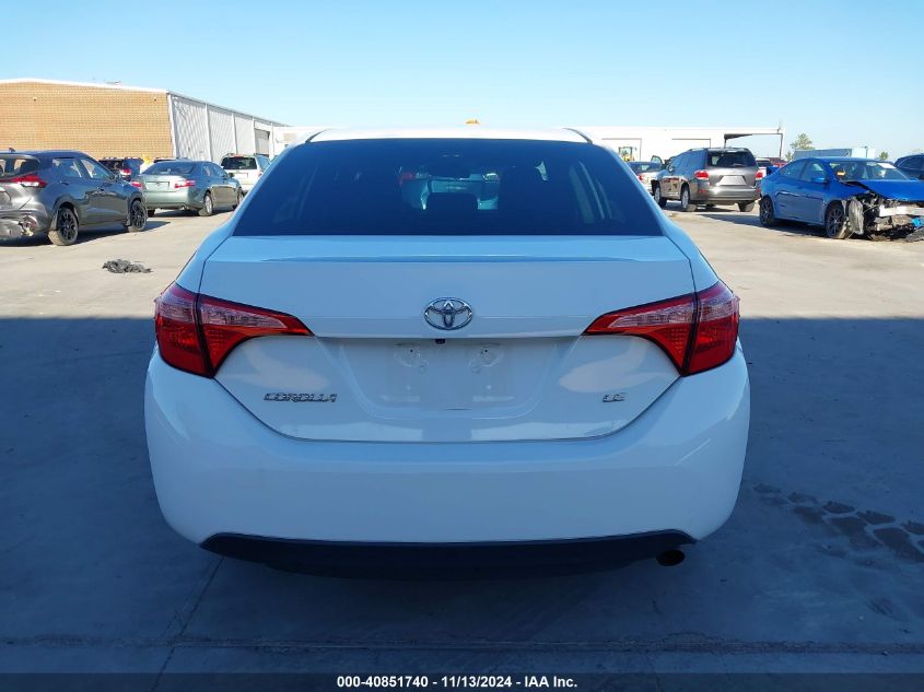 2017 Toyota Corolla Le VIN: 5YFBURHE1HP729871 Lot: 40851740