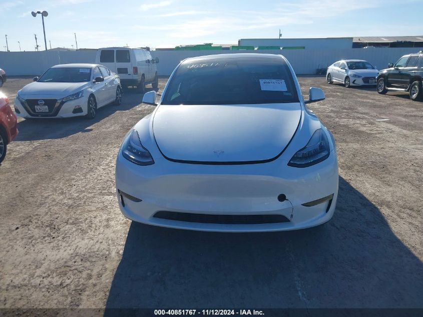 2023 Tesla Model Y Awd/Long Range Dual Motor All-Wheel Drive VIN: 7SAYGDEEXPA036686 Lot: 40851767