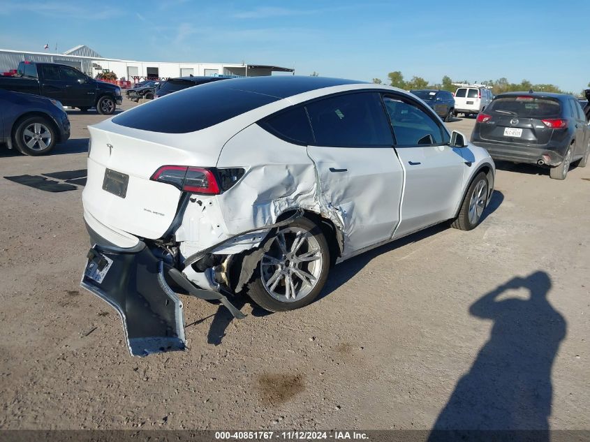 2023 Tesla Model Y Awd/Long Range Dual Motor All-Wheel Drive VIN: 7SAYGDEEXPA036686 Lot: 40851767