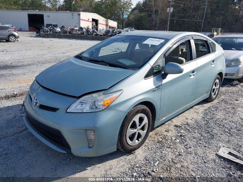 2015 Toyota Prius Two VIN: JTDKN3DU1F1949536 Lot: 40851806