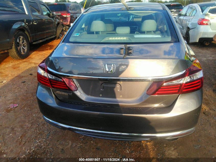 2017 Honda Accord Lx VIN: 1HGCR2F36HA048223 Lot: 40851807