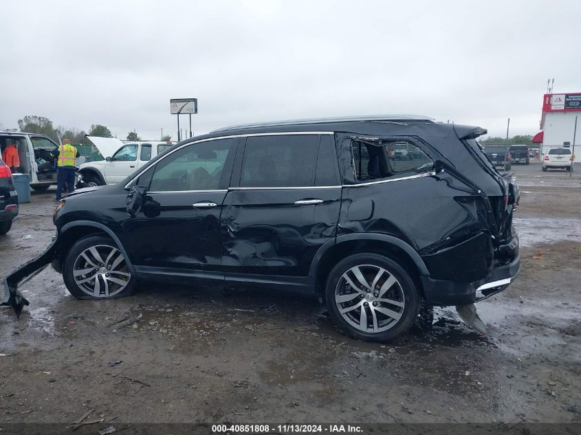 2017 Honda Pilot Touring VIN: 5FNYF6H93HB022434 Lot: 40851808