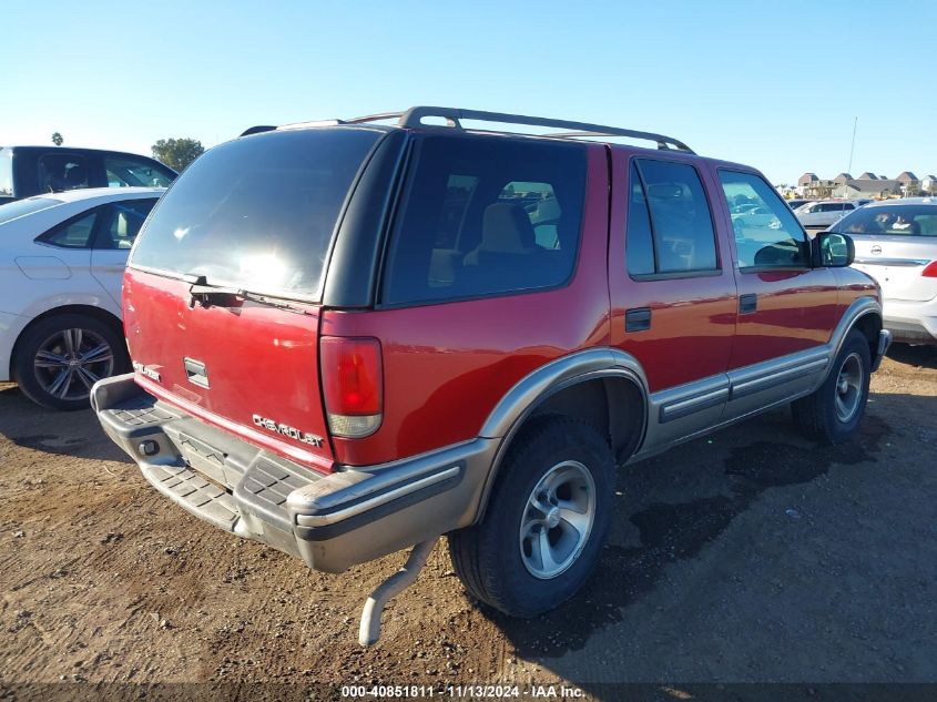 1999 Chevrolet Blazer Ls VIN: 1GNCS13WXX2197052 Lot: 40851811