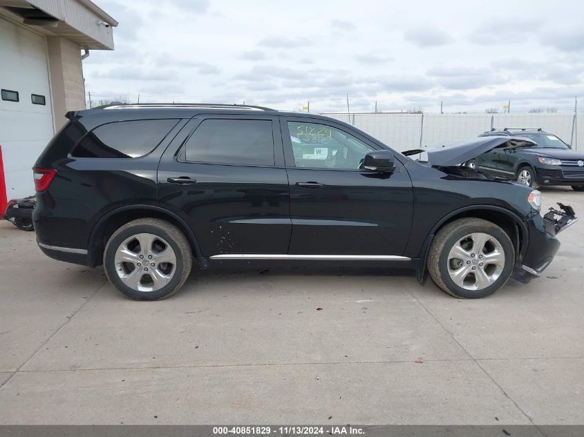 2015 Dodge Durango Limited VIN: 1C4RDJDG0FC902891 Lot: 40851829