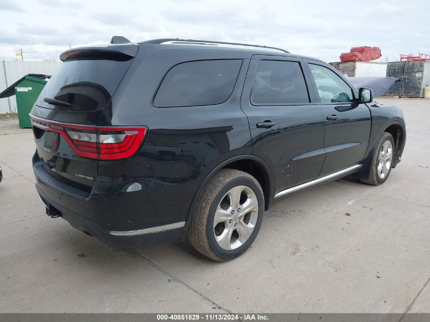 2015 Dodge Durango Limited VIN: 1C4RDJDG0FC902891 Lot: 40851829