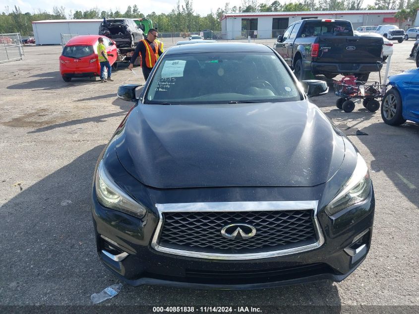 2019 Infiniti Q50 3.0T Luxe VIN: JN1EV7AP1KM518838 Lot: 40851838