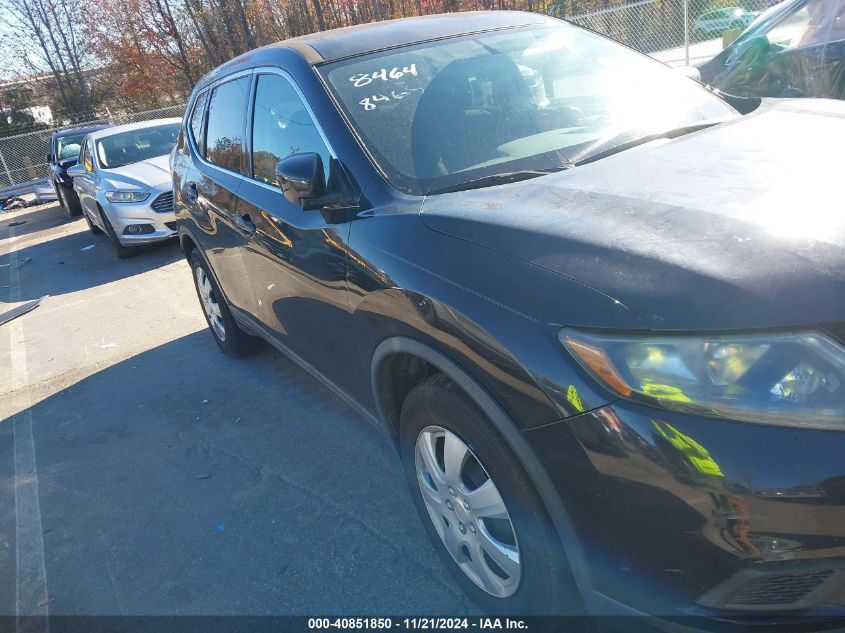 2016 Nissan Rogue S VIN: 5N1AT2MN4GC918464 Lot: 40851850