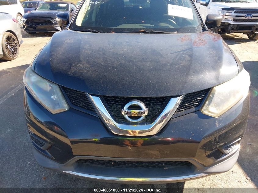 2016 Nissan Rogue S VIN: 5N1AT2MN4GC918464 Lot: 40851850