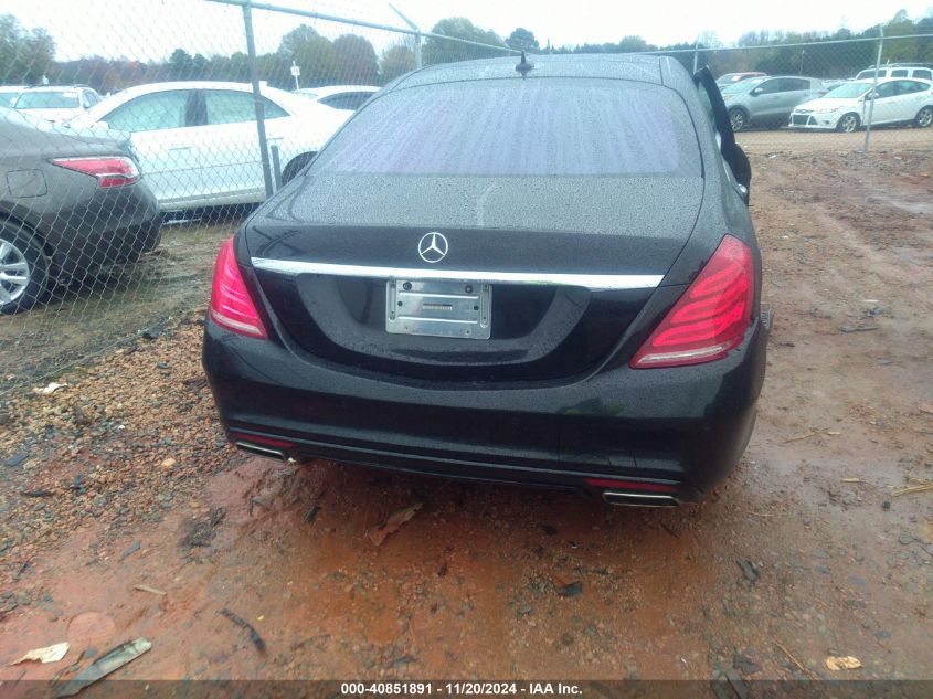 2014 Mercedes-Benz S 550 4Matic VIN: WDDUG8FB2EA045078 Lot: 40851891