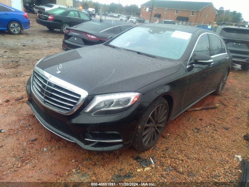 2014 Mercedes-Benz S 550 4Matic VIN: WDDUG8FB2EA045078 Lot: 40851891