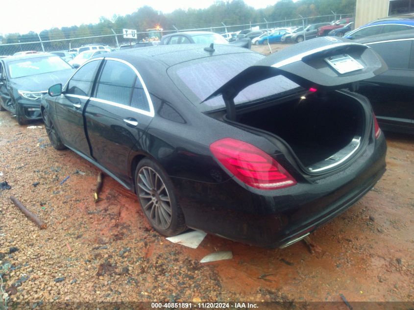 2014 Mercedes-Benz S 550 4Matic VIN: WDDUG8FB2EA045078 Lot: 40851891