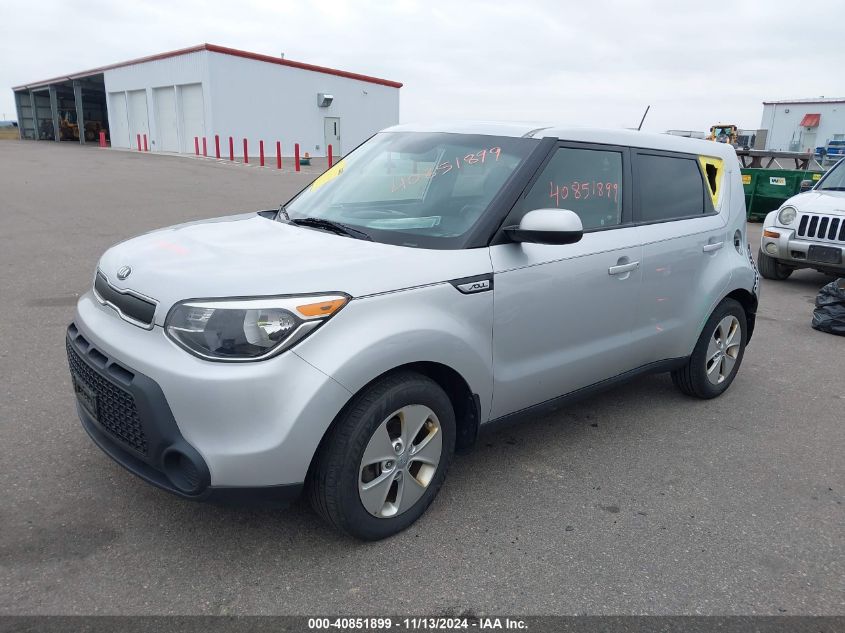 VIN KNDJN2A27F7816706 2015 KIA SOUL no.2