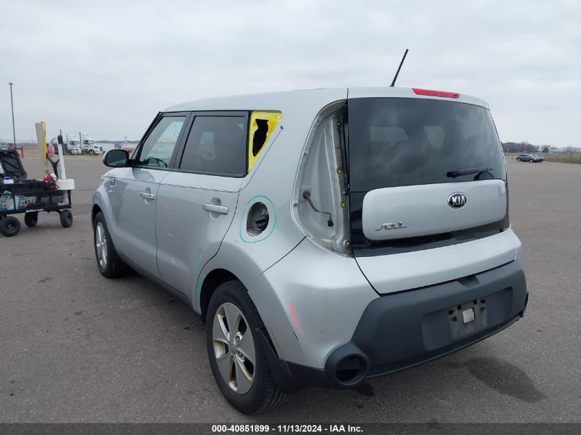 2015 Kia Soul VIN: KNDJN2A27F7816706 Lot: 40851899