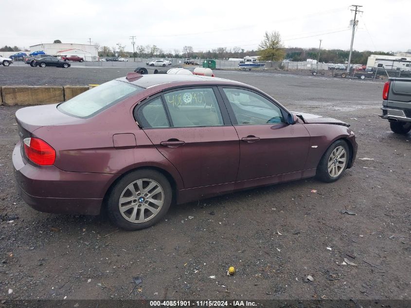 2007 BMW 328I VIN: WBAVA37507NE26094 Lot: 40851901