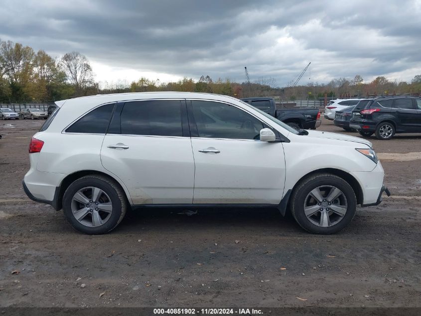 2013 Acura Mdx Technology Package VIN: 2HNYD2H31DH522746 Lot: 40851902