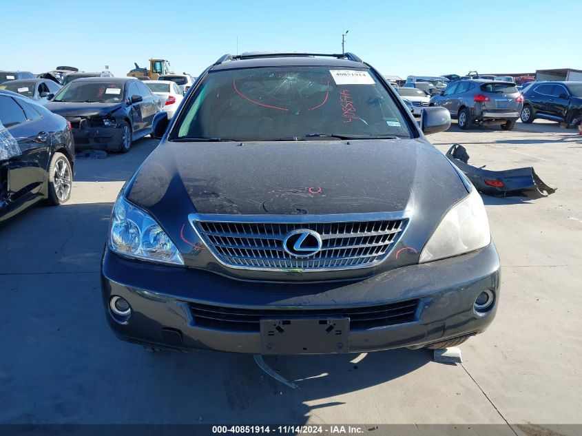 2008 Lexus Rx 400H VIN: JTJGW31U082007253 Lot: 40851914