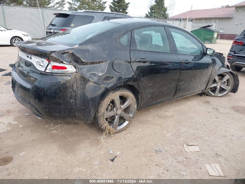 2016 Dodge Dart Gt VIN: 1C3CDFEB4GD578141 Lot: 40851966