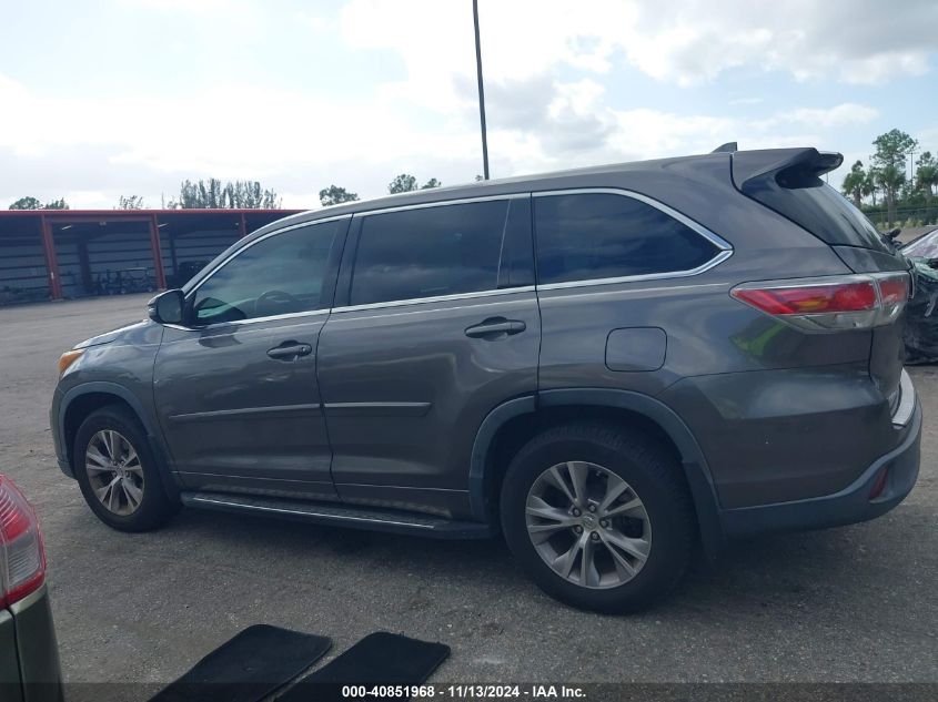 2015 Toyota Highlander Le Plus V6 VIN: 5TDBKRFH9FS154118 Lot: 40851968