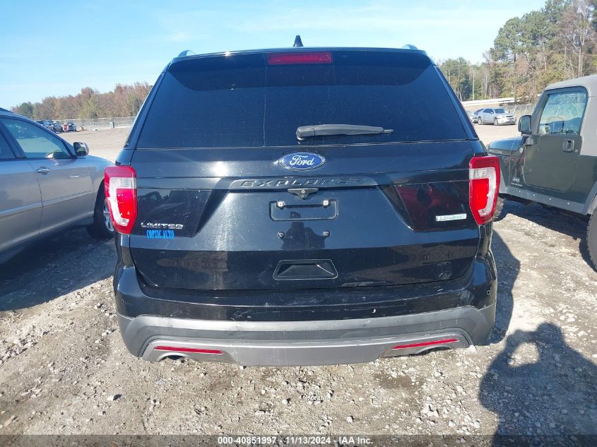 2016 Ford Explorer Limited VIN: 1FM5K7FH1GGD26084 Lot: 40851997