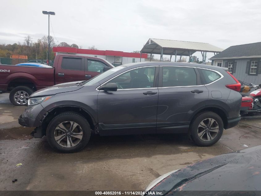 2018 Honda Cr-V Lx VIN: 2HKRW6H30JH218838 Lot: 40852016