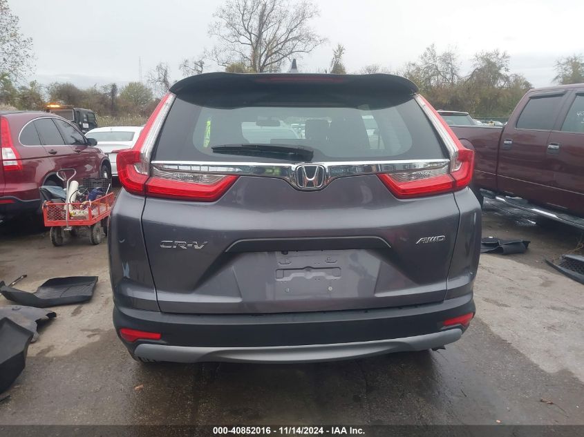 2018 Honda Cr-V Lx VIN: 2HKRW6H30JH218838 Lot: 40852016