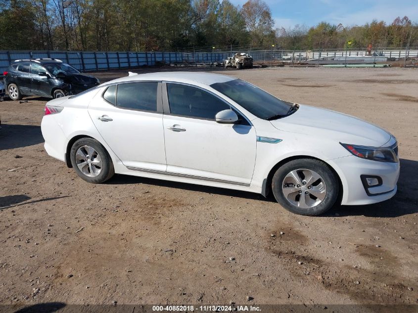 2016 Kia Optima Hybrid VIN: KNAGM4AD9G5092389 Lot: 40852018