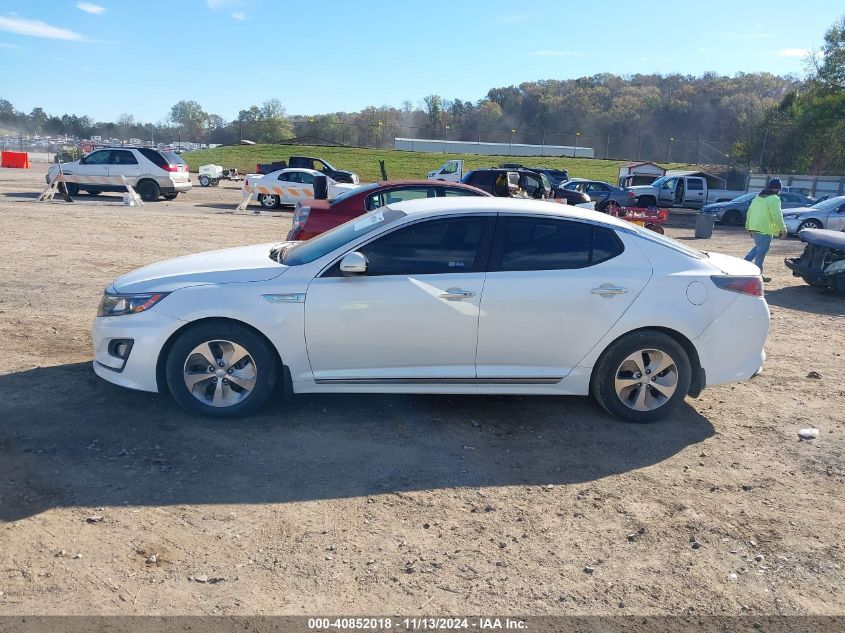 2016 Kia Optima Hybrid VIN: KNAGM4AD9G5092389 Lot: 40852018